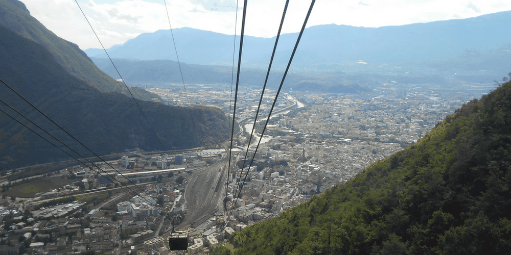 Bolzano dall'alto trekking altopiano renon