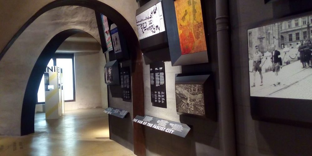 Interno del museo del Monumento alla Vittoria