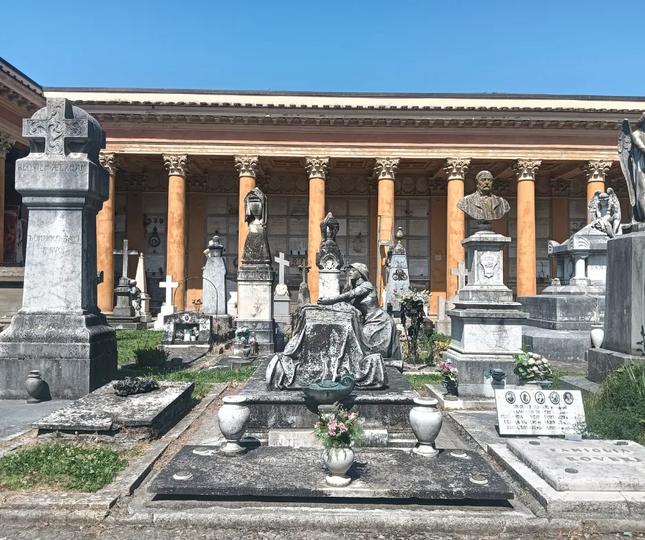 arte funeraria al cimitero monumentale di bologna