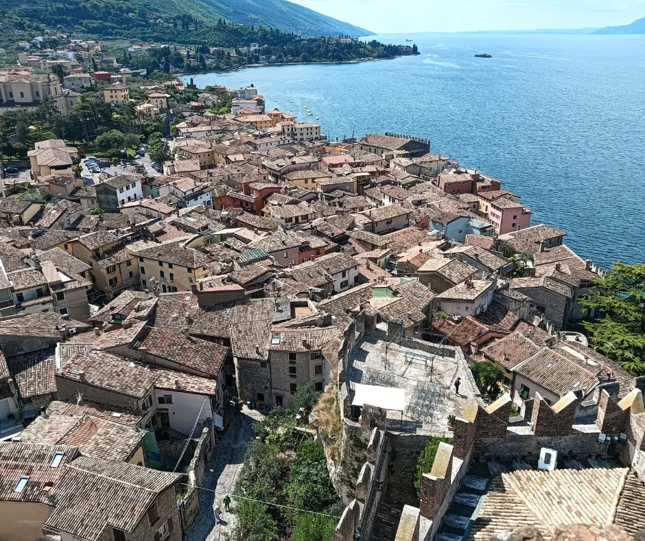 malcesine vista dall'alto