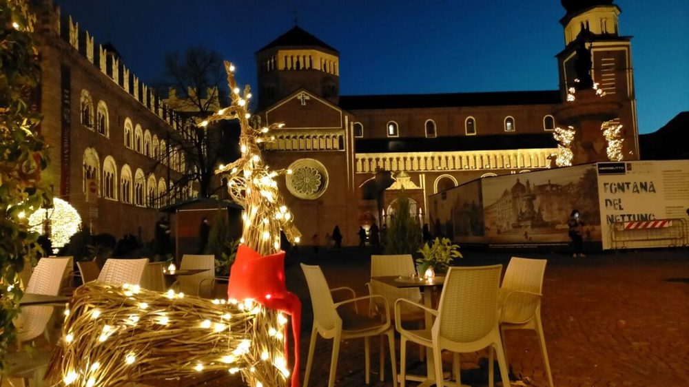le luminarie di natale a trento