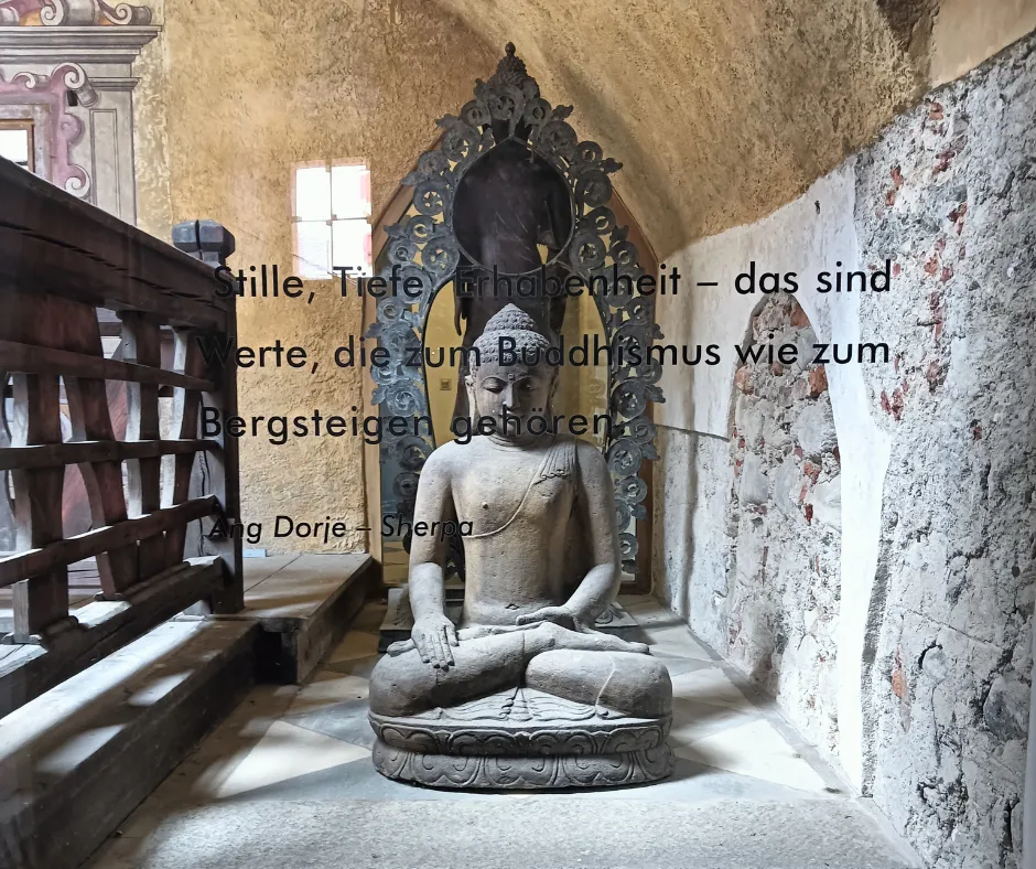 uno scorcio con budda di castel brunico 